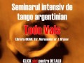 Seminar intensiv de tango argentinian Todo vals la Libraria Okian Brasov