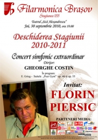 Incepe o noua stagiune de concerte sustinute de Filarmonica Brasov