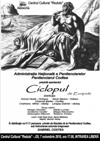 Piesa de teatru "Ciclopul" interpretata de 11 persoane condamnate de la Penitenciarul Codlea