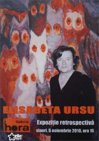 Expozitia retrospectiva de pictura Elisabeta Ursu in galeria Hora