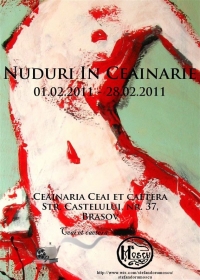 Expozitia de pictura "Nuduri in ceainarie" autor Stefan Doru Moscu in Ceai et caetera