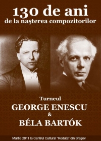 Recital extraordinar - 130 de ani de la nasterea compozitorilor "George Enescu - Bela Bartok"