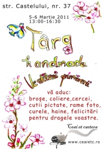 Targul handmade "Vestitorii primaverii" in Ceai et caetera