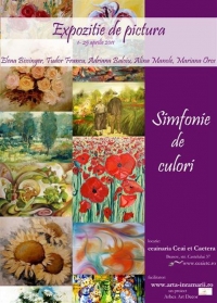 Expozitia de pictura "Simfonie de culori" in Ceai et caetera