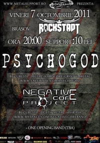 Concert Psychogod si Negative Core Project in Rockstadt