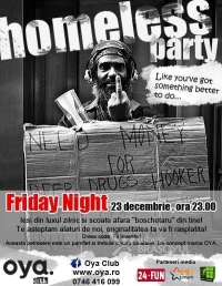 Homeless party in Oya club