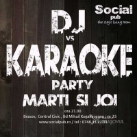 Dj vs Karaoke Party in Social Pub