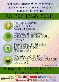 Ad Hoc Irish Tour: Oricine vrea sa fie irlandez de St. Patrick’s Day