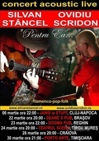 Concert acustic live - "Pentru Ea" cu Silvan Stancel & Ovidiu Scridon