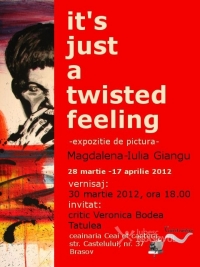 ‘It’s just a twisted feeling’, expozitie de pictura semnata Magdalena-Iulia Giangu