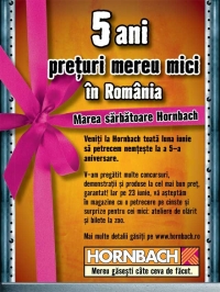 Ateliere creative pentru copii, la a 5-a aniversare Hornbach