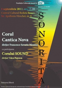 Concertul SONORITA al corului SOUND si Cantica Nova (Sicilia) 