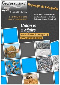 Culori în ațipire - expoziție de fotografie semnată Raluca Manea și Luminița Bălan