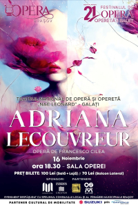 Adriana Lecouvreur - Operă de Fr. Cilea