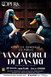 Vânzătorul de păsări - Operetă de C. Zeller (Repetiție generală cu public)