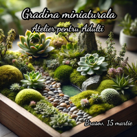 Grădina miniaturală, expresie a sufletului - Atelier pentru Adulți