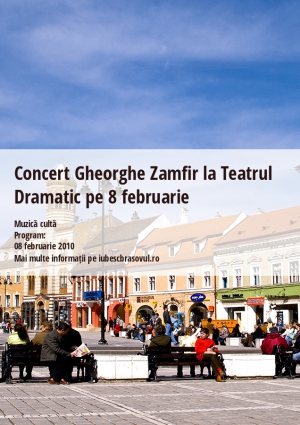 Concert Gheorghe Zamfir la Teatrul Dramatic pe 8 februarie