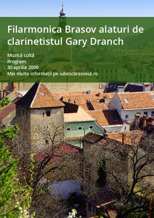 Filarmonica Brasov alaturi de clarinetistul Gary Dranch