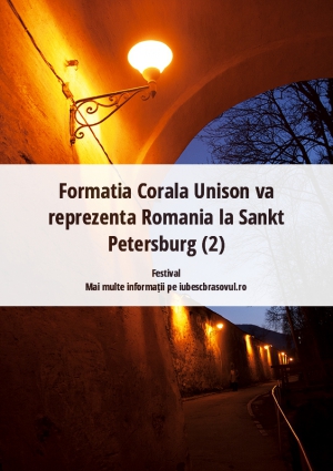 Formatia Corala Unison va reprezenta Romania la Sankt Petersburg (2)