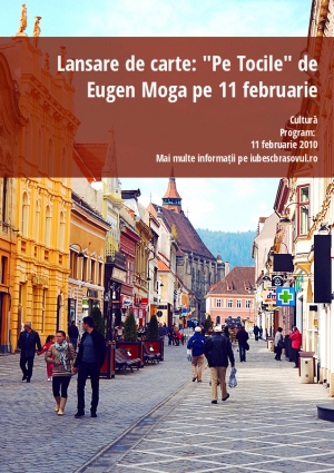 Lansare de carte: "Pe Tocile" de Eugen Moga pe 11 februarie