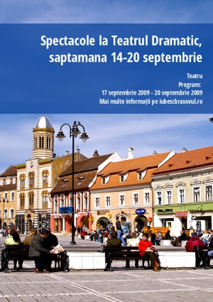 Spectacole la Teatrul Dramatic, saptamana 14-20 septembrie